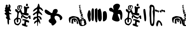 Inga Stone Signs font preview